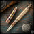 Dmitry Streltsov Pen: Ace - Titanium/Mokume Engraved