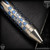 Nottingham Tactical Pen: G2 Full Size - Titanium 250th Edition Blue/Zir-Blast - Single Lock