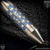 Nottingham Tactical Pen: Standard - Titanium 250th Edition Blue/Zir-Blast - Single Lock