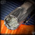 Fellhoelter FTD Flashlight: Titanium Tumbled Fluted