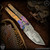 TAS Knives Folder: Mitrul Balisong - Damasteel/Rusty Tank