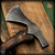Elmer Roush: Viking Polled Axe w/Filework - Hickory