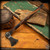 Elmer Roush: Viking Belt Axe w/Fine Silver Inlay - Hickory