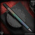 Nottingham Tactical: Standard Pen - Zirconium Oilslick - Carved  - Single Lock