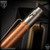 Nottingham Tactical: Standard Pen - Copper Tumbled - Carved Grip - Single Lock
