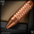 Nottingham Tactical: Standard Pen - Copper Tumbled - Carved Grip - Single Lock