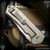 Nottingham Tactical: Ultra4 Folder - Titanium Tumbled Honey Badger