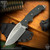 Nottingham Tactical: P6 Fixed Blade - Stonewashed/Black G10