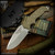 Nottingham Tactical: P6 Fixed Blade - Stonewashed/Green G10