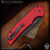Pro-Tech Knives: Mordax - Black/Red