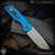 Pro-Tech Knives: Vero Synapse Auto - Stonewashed/Blue