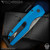 Pro-Tech Knives: Vero Synapse Auto - Stonewashed/Blue