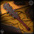 RMJ Tactical: Gold Point Small Aztec War Club - Tribal - Red