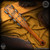 RMJ Tactical: Gold Point Small Aztec War Club - Aztec Pottery - Brown