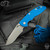 Hinderer Knives: XM-18 3.5 inch Non-Flipper Recurve - Working Finish