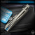 Koenig Knives: Mini Goblin Non-Flipper - Two Tone/Blasted w/Blue