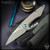 Koenig Knives: Mini Goblin Non-Flipper - Two Tone/Blasted w/Blue