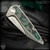 Koenig Knives: Mini Goblin - Two Tone/Blasted w/Camo Carbon Inlays