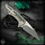 Koenig Knives: Mini Goblin - Two Tone/Blasted w/Camo Carbon Inlays