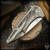 Koenig Knives: Mini Goblin - Two Tone/Blasted w/Marbled Carbon Fiber Inlays