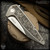 Koenig Knives: Mini Goblin - Two Tone/Blasted w/Marbled Carbon Fiber Inlays