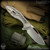 Koenig Knives: Arius - Two Tone/Blasted w/Techno Carbon Inlays
