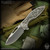 Koenig Knives: Arius - Two Tone/Blasted w/Techno Carbon Inlays