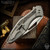 Koenig Knives: Mini Arius - Two Tone/Blasted w/Marbled Carbon Fiber Inlays