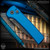 Pro-Tech Knives: Scapegoat Compact (Chaves Design) - Black/Blue