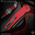 Pro-Tech Knives: Malibu Reverse Tanto - Black/Red