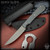 Brock Blades: Combat Steak Knife - Tumbled/Gray G10