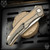 Shirogorov Knives: Quantium Ursus - Tumbled/Beige G10