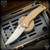 Shirogorov Knives: Quantium Ursus - Tumbled/Beige G10