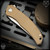 Shirogorov Knives: Quantium Ursus - Tumbled/Beige G10