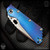 Strider Knives Folder: SMF CC Dagger Grind - Stonewashed/Flamed