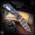 Strider Knives Folder: SMF Dagger Grind - Striped/Black Cherry DGG