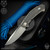 Shirogorov Knives x Dmitry Sinkevich: Pike - Two Tone/Blue Carbon Fiber