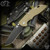 Hinderer Knives: XM-18 3.5 inch Non-Flipper Recurve - Battle Black