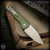 Pro-Tech Knives: Scapegoat Compact (Chaves Design) - Stonewashed/Green Carbide
