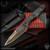 Bawidamann Blades: Thick Huginn Dagger - Acid Etched/Bronze Spectral Patina