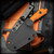 Old Dominion Knifeworks: Micro Chupacabra - Black/Orange