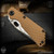 Strider Knives Folder: SnG Bowie - Topo/Tan G10 - TACC Exclusive