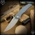 Shirogorov Knives: Q95 Ursus - Blue Tumbled