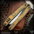 TAS Knives Folder: Invaderling Balisong - Tumbled/Rusty Tank