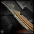 TAS Knives Fixed Blade: Marauder - Acid Etched/Rusty Tank