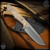 Chris Reeve Knives Fixed: Backpacker - Natural Micarta