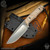 Chris Reeve Knives Fixed: Backpacker - Natural Micarta