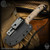 Chris Reeve Knives Fixed: Backpacker - Natural Micarta