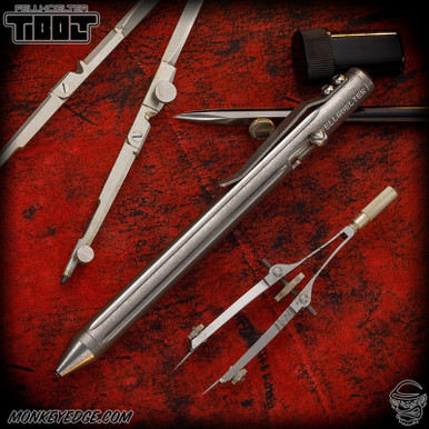 Monkey Edge - Fellhoelter TiBolt Pen - Titanium Tumbled Straight