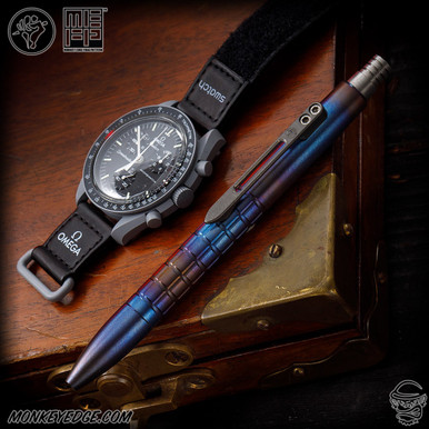 Monkey Edge - Tuff Writer Retro Click - Titanium Flamed Monkey